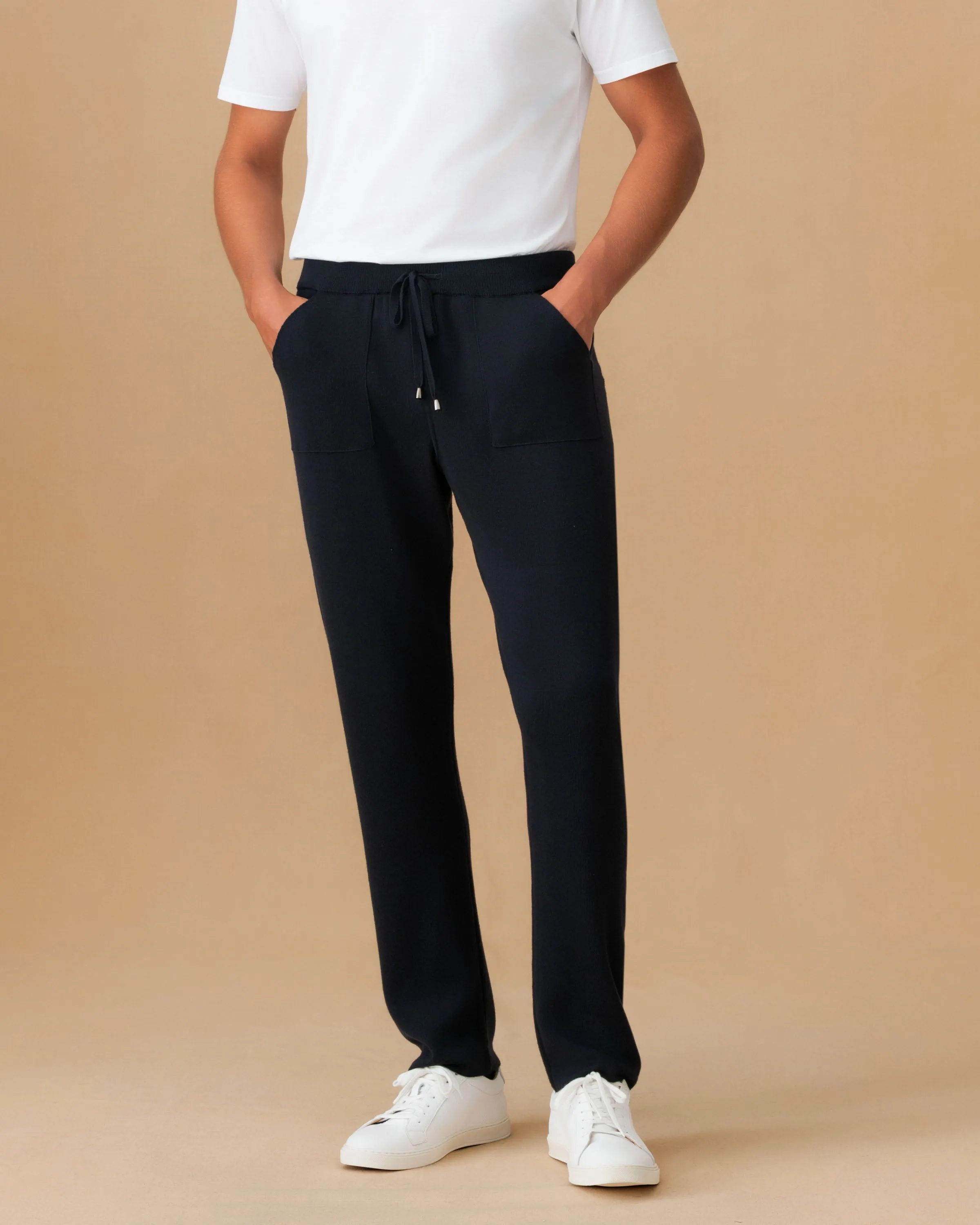 Virgin Wool Knit Track Pant Low Impact Manufacturing Low Impact Dye