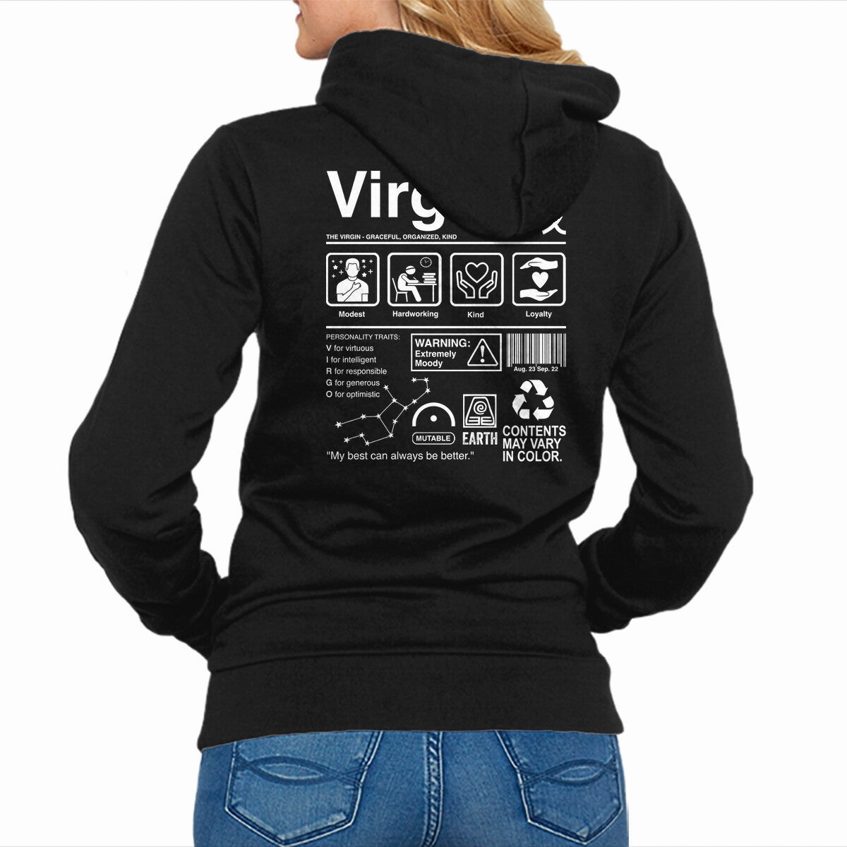 Essential Fit Virgo Label