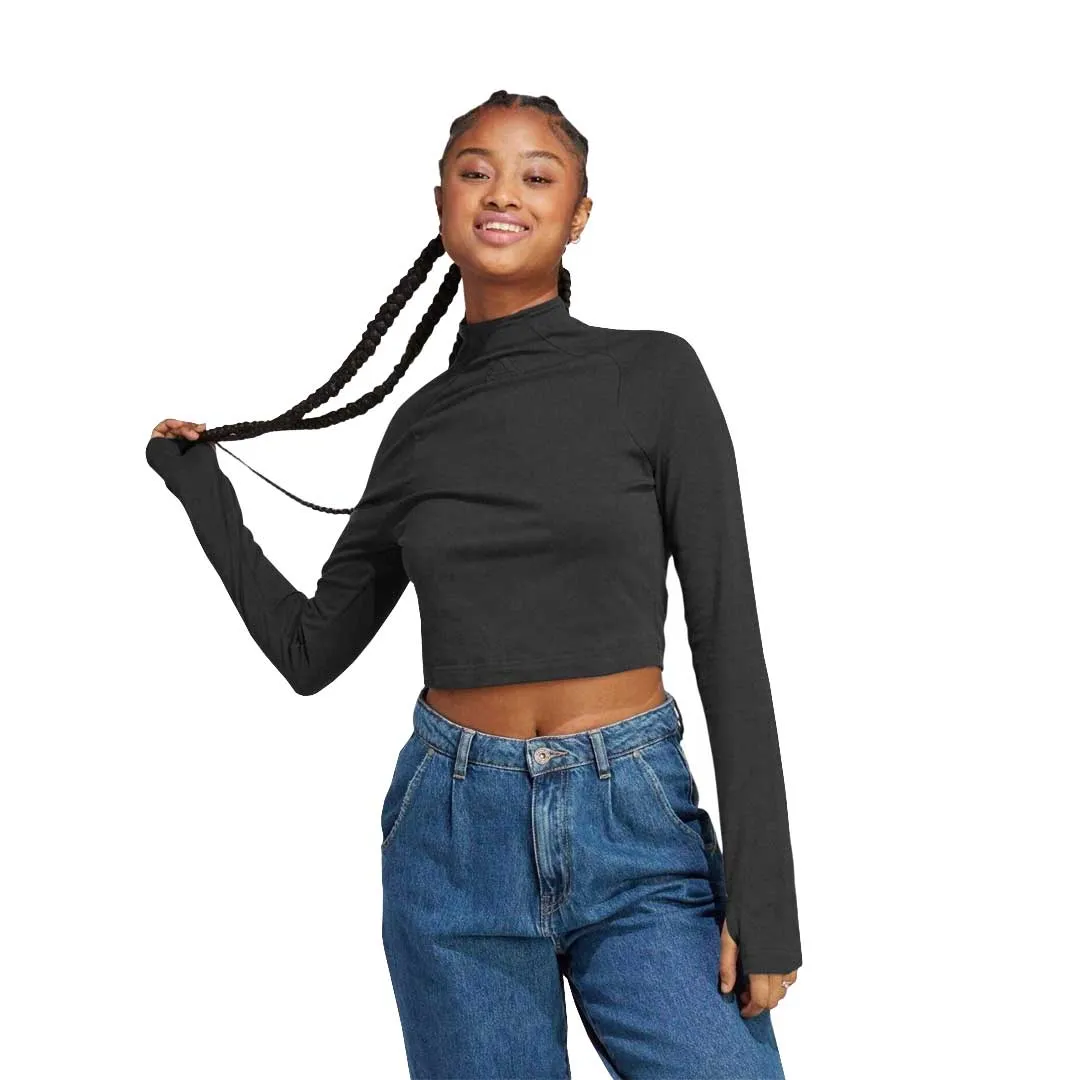 Adjustable Hood adidas - Women's City Escape Long Sleeve T-Shirt (HT4698)