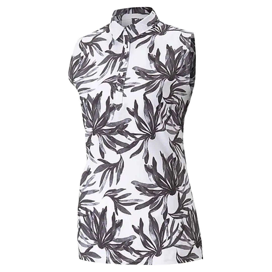 Articulated Elbows Puma - Women's MATTR Palm Sleeveless Polo (537500 01)