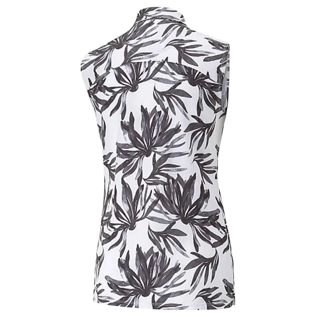 Simple Modern Piece Cozy Street Style Puma - Women's MATTR Palm Sleeveless Polo (537500 01)