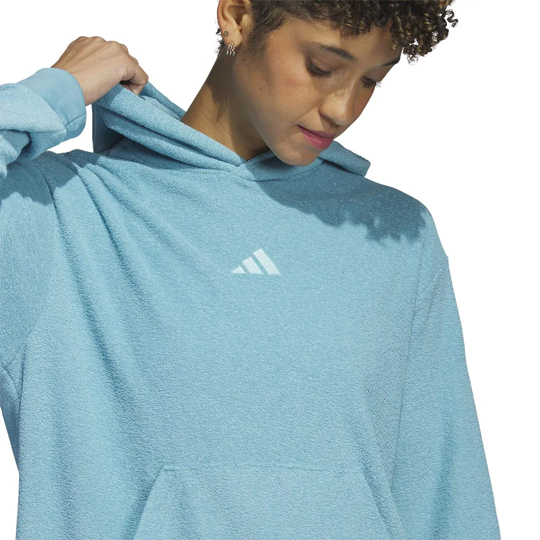 adidas - Women's Select Crop Hoodie (HZ9913) Formal Use Mild Day Outfit