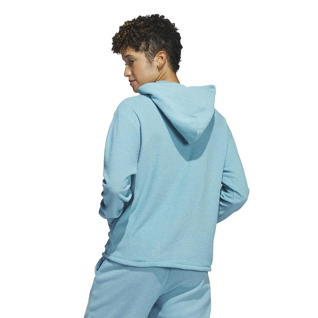 adidas - Women's Select Crop Hoodie (HZ9913) Go To Layer