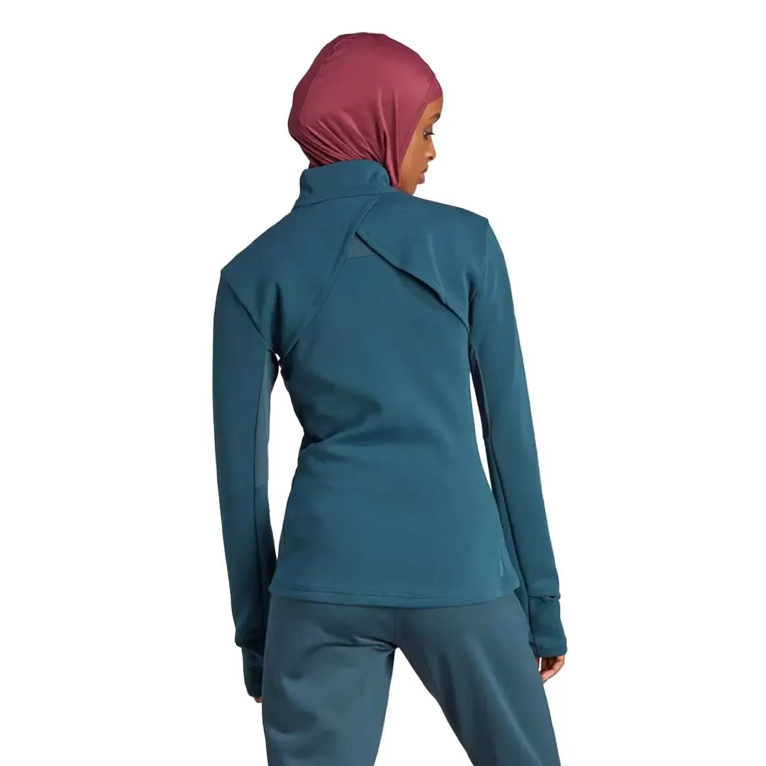 adidas - Women's Training Cover-Up Full-Zip Jacket (IM4734) Heat Guard AbrasionResistant Surface