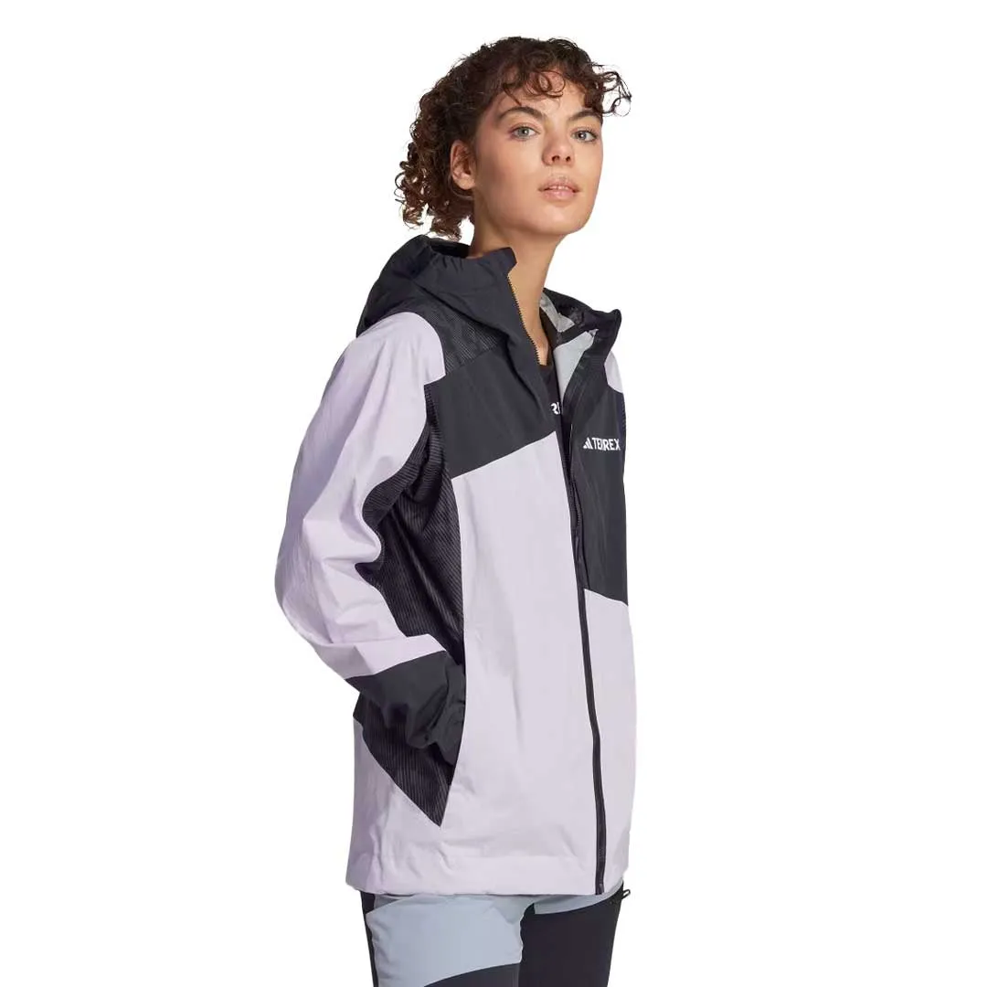 Adaptive Layering System Durable Zipper adidas - Women's Terrex Xperior Hybrid Rain.Rdy Jacket (HN2913)