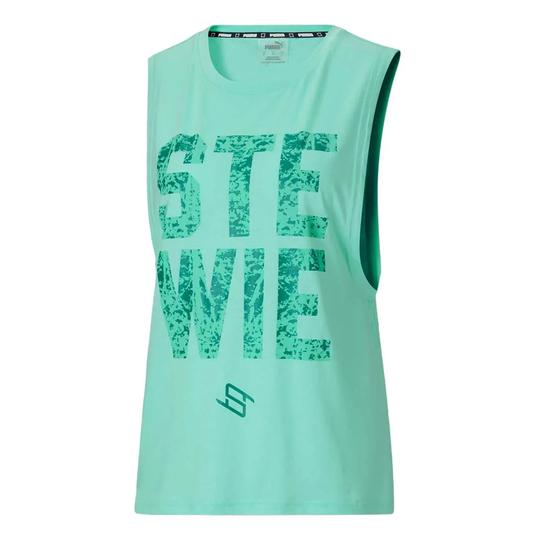 Puma - Women's Stewie x Earth Tank 2 Top (622273 01) Noise Reduced Fabric
