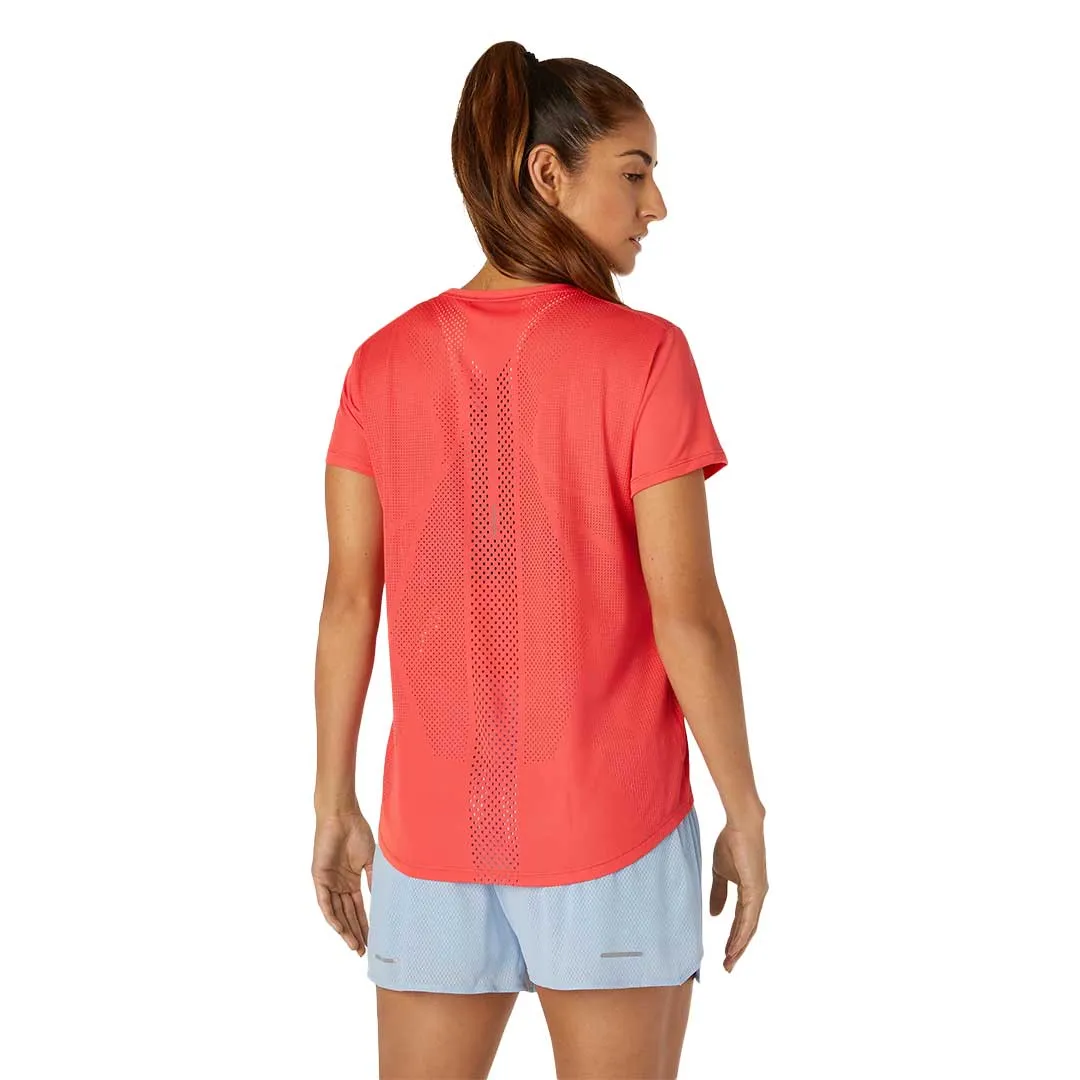 Asics - Women's Ventilate Short Sleeve Top (2012C033 700) Reflective Zippers