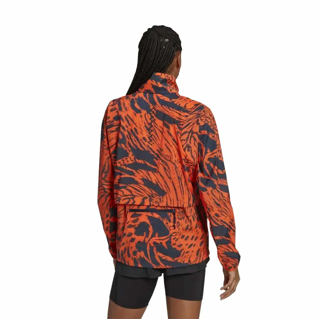 adidas - Women's Fast Allover Print Jacket (HL1995) Cold Climate