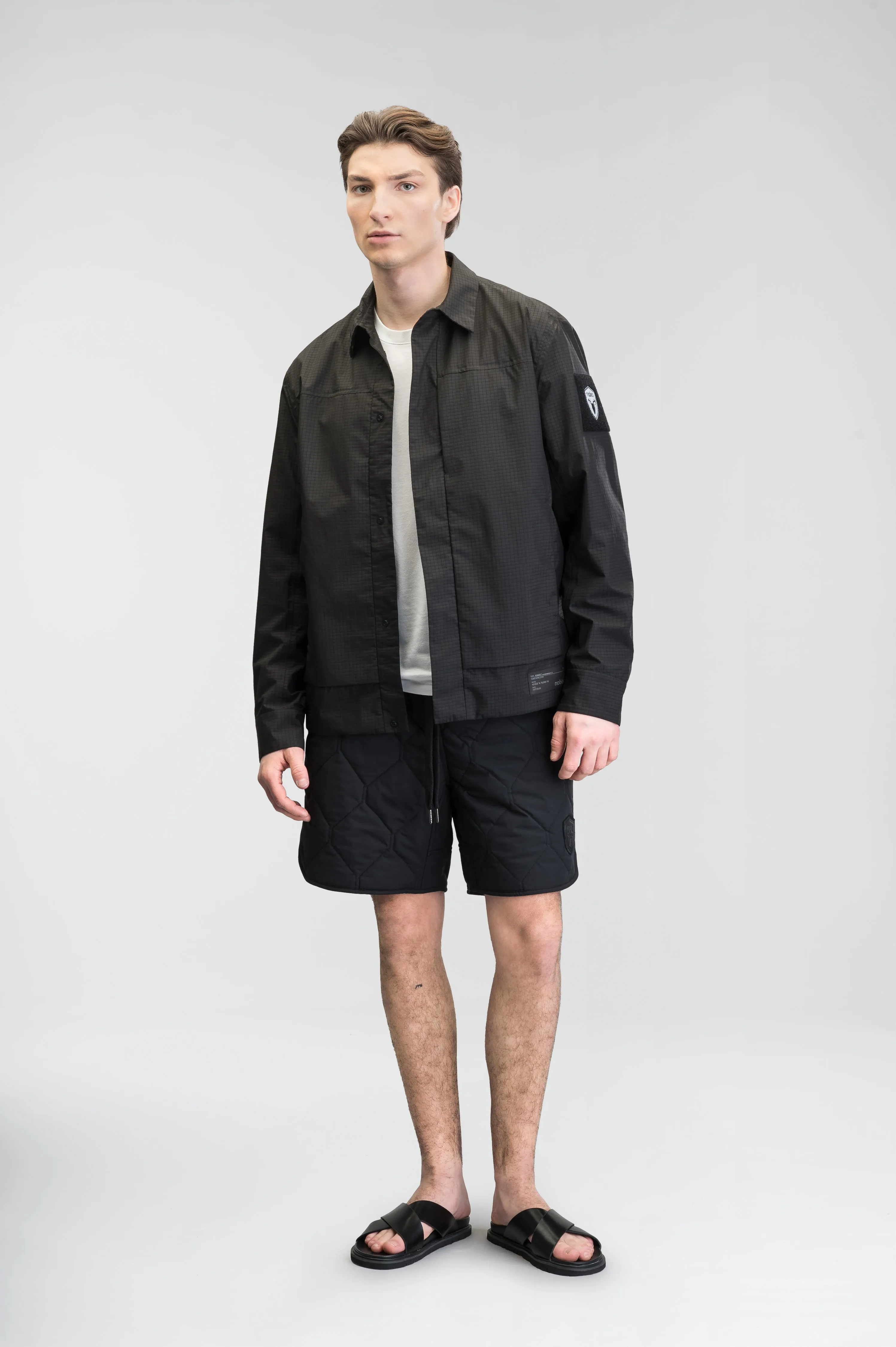 Curt Men's Performance Quilted Shorts Layered Wind Barrier LightPadding