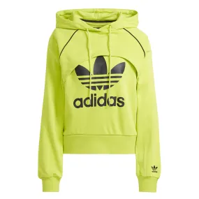 adidas - Women's Trefoil Big Logo Hoodie (IJ5013) Wrinkle Free Texture Cold Season