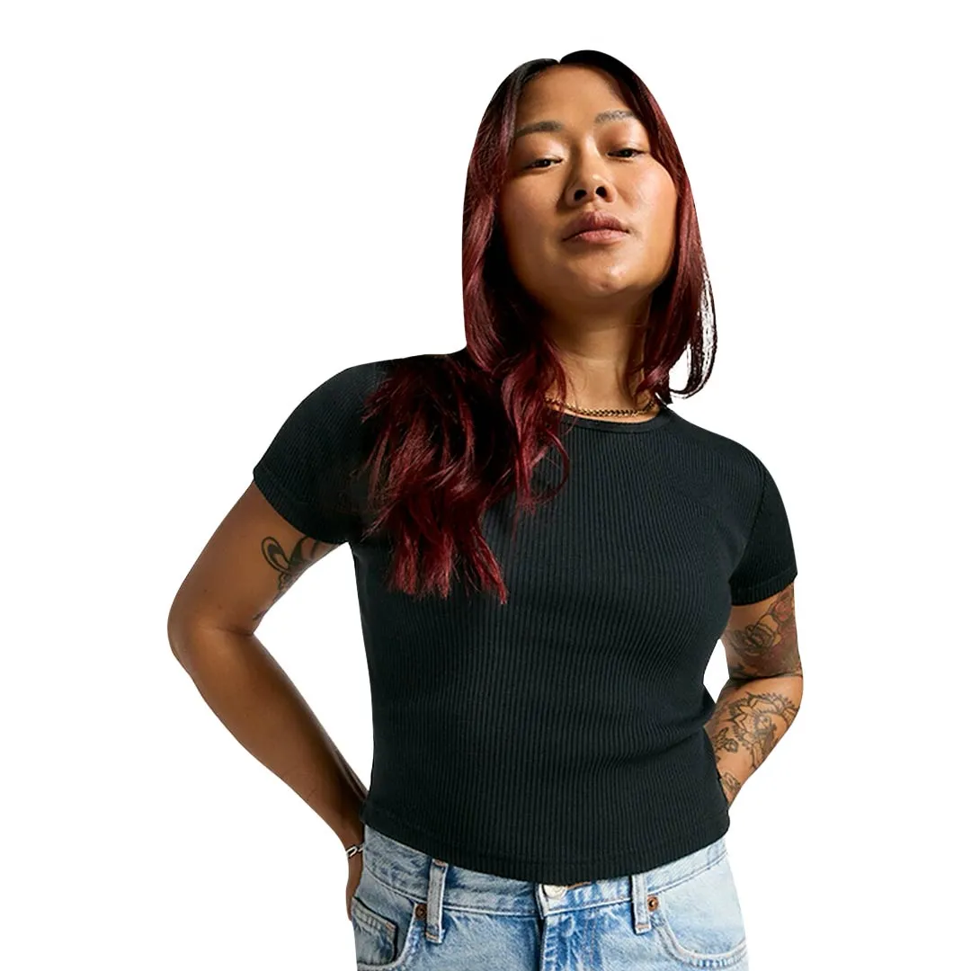 Converse - Women's Ribbed Slim T-Shirt (10027490 A03) ModularLayering