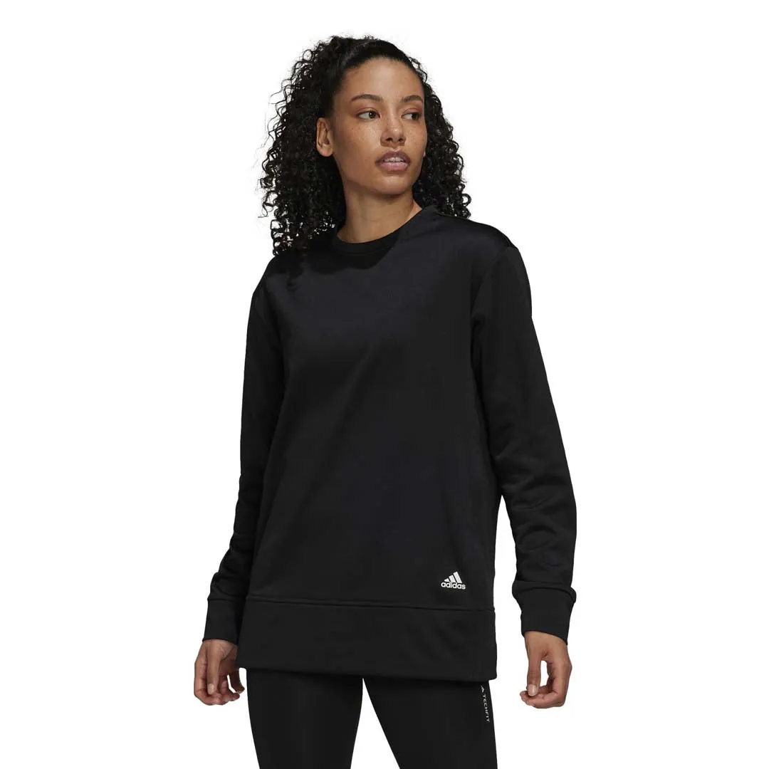 Chill Commute Fit Reinforced Edging adidas - Women's Aeroready Crewneck Sweater (HI4964)