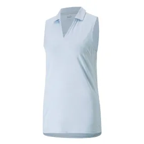 Puma - Women's Cloudspun Coast Sleeveless Polo (532992 17) Clean Minimal Look RipResistant Reinforcement