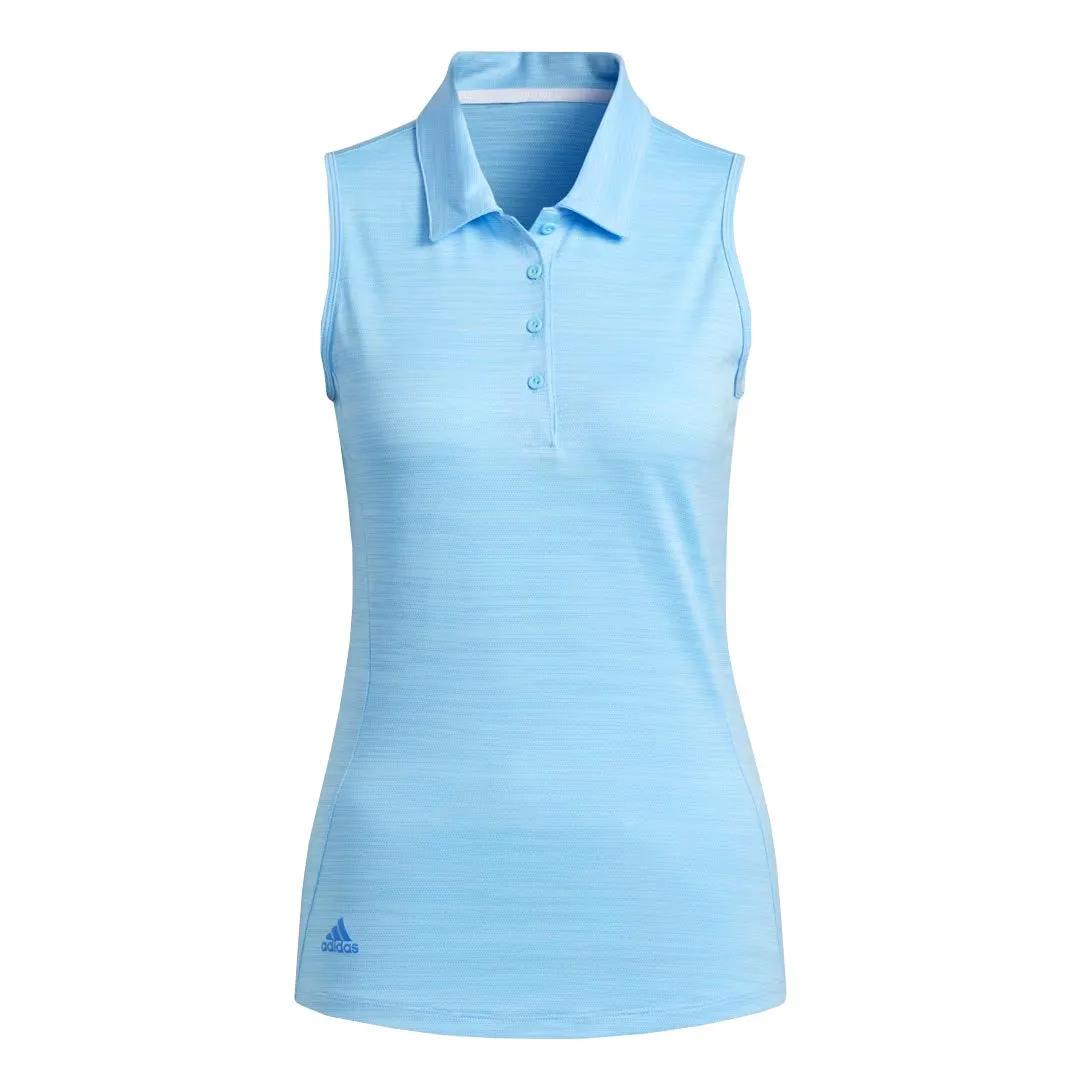 Draft Block Abrasion Proof Shoulders adidas - Women's Space-Dyed Sleeveless Polo (HI1731)