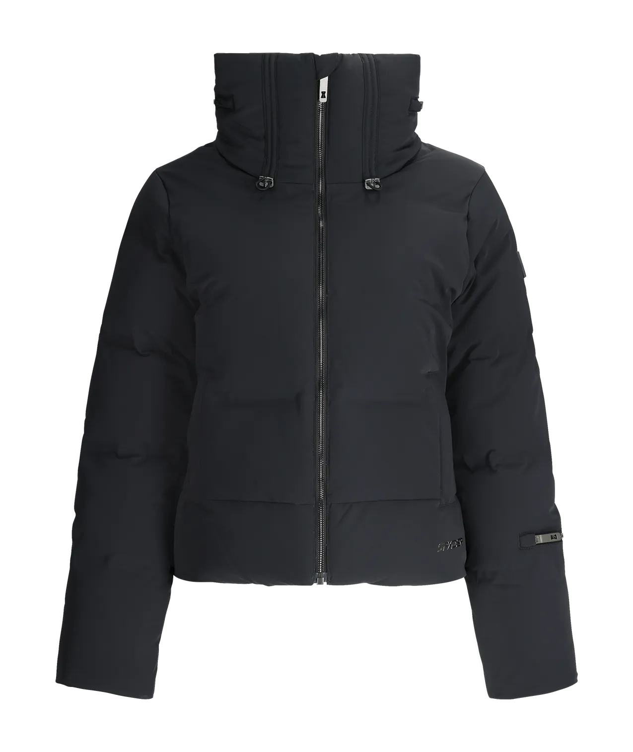 Womens Falline Down Jacket - Black Rainy Day Option Waterproof Shell
