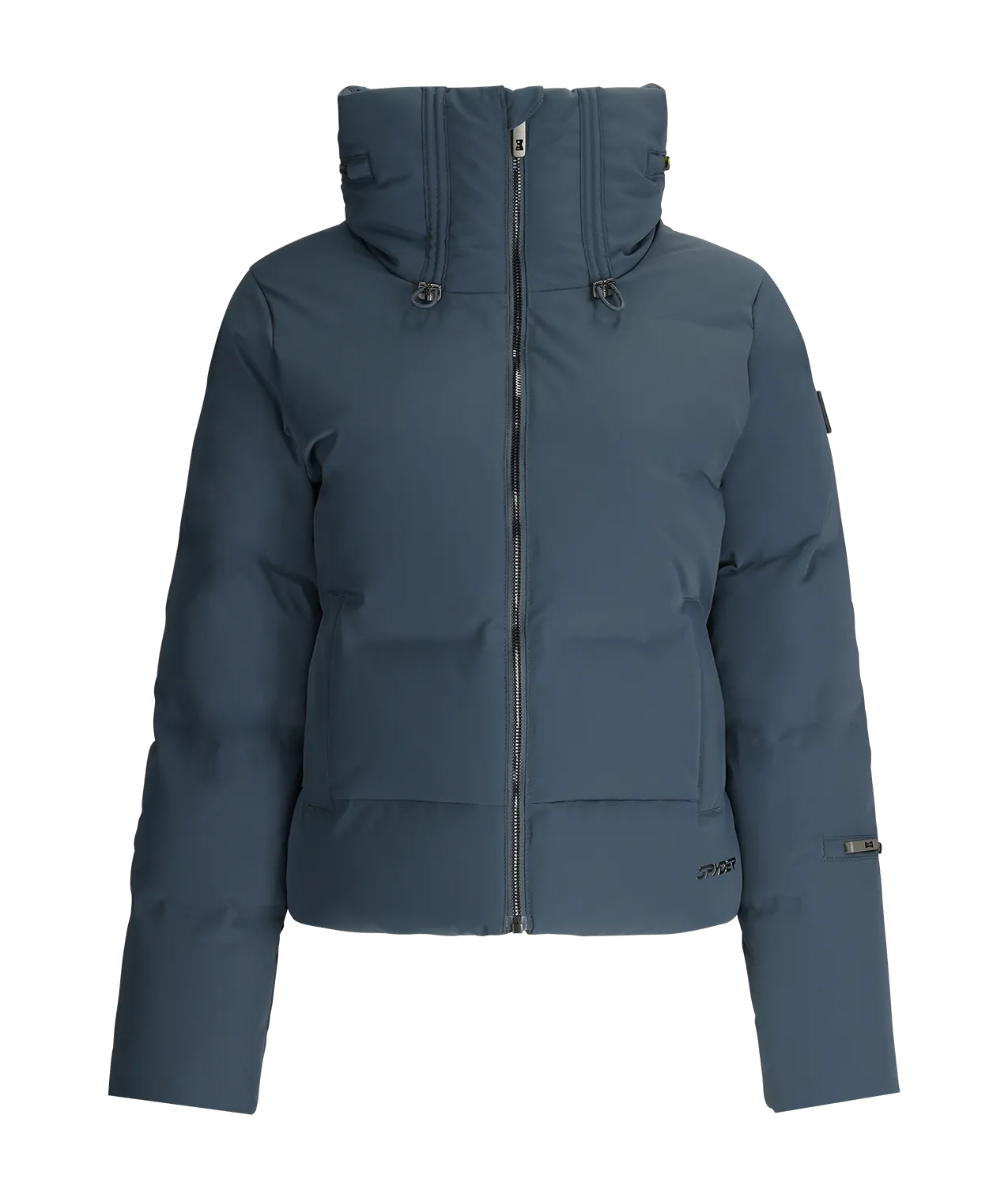 Everyday Urban Style Convertible Sleeves Womens Falline Down Jacket - Slate Blue