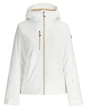 Lightweight Packability Detachable Hood Womens Temerity Jacket - White