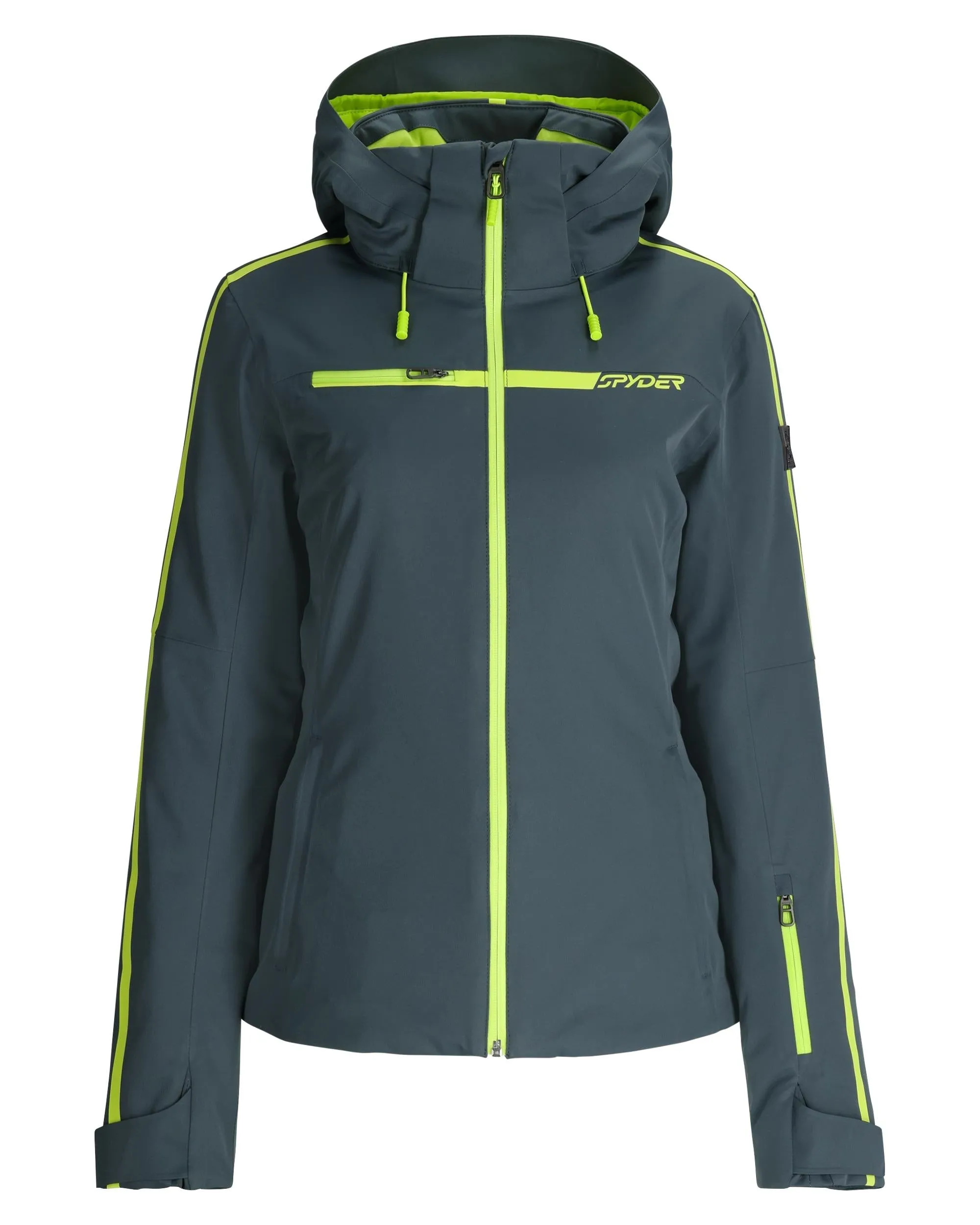 Womens Titania Jacket - Slate Blue No Roll Collar Technology