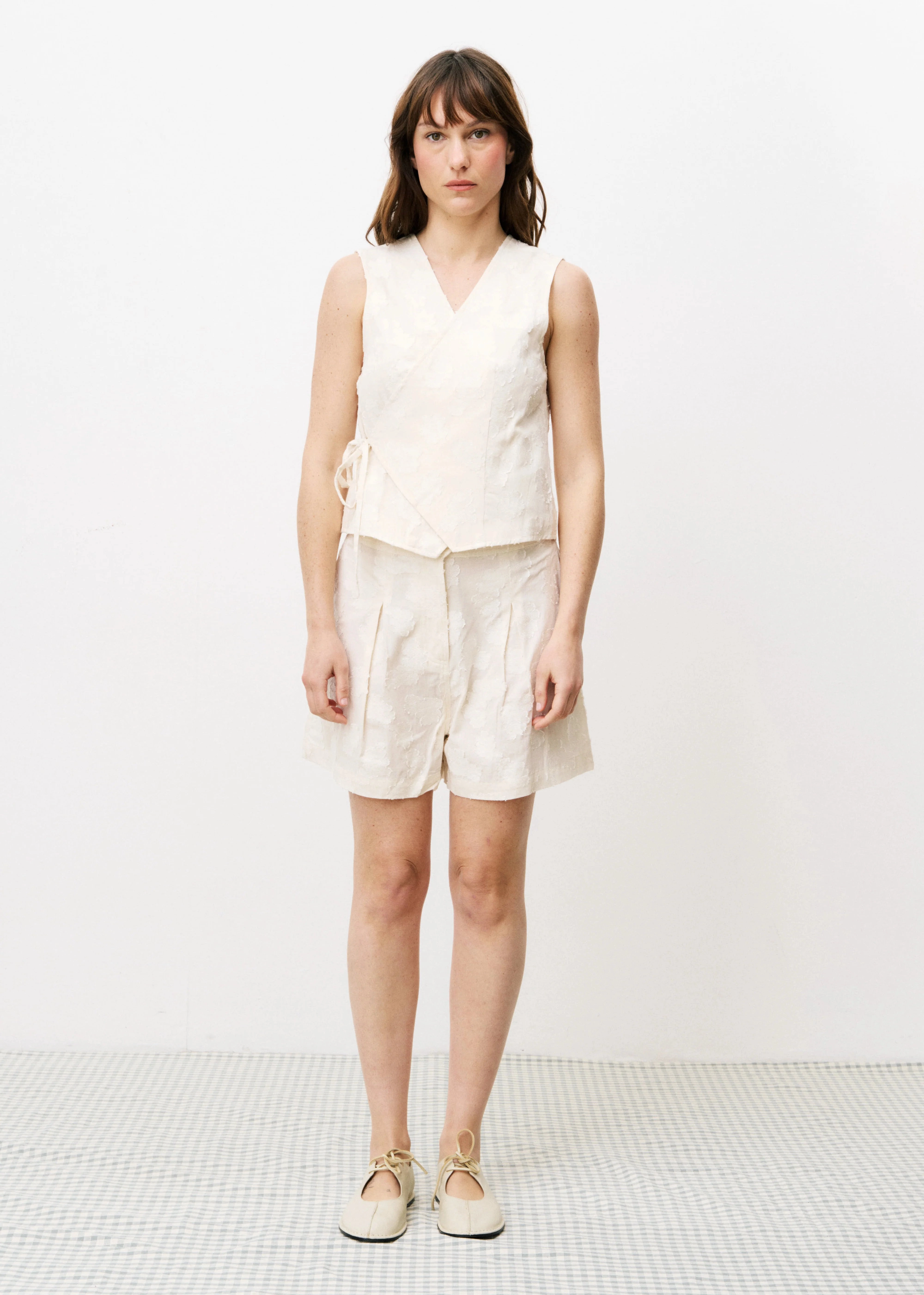 CHEMZI WRAP VEST TOP Camouflaged