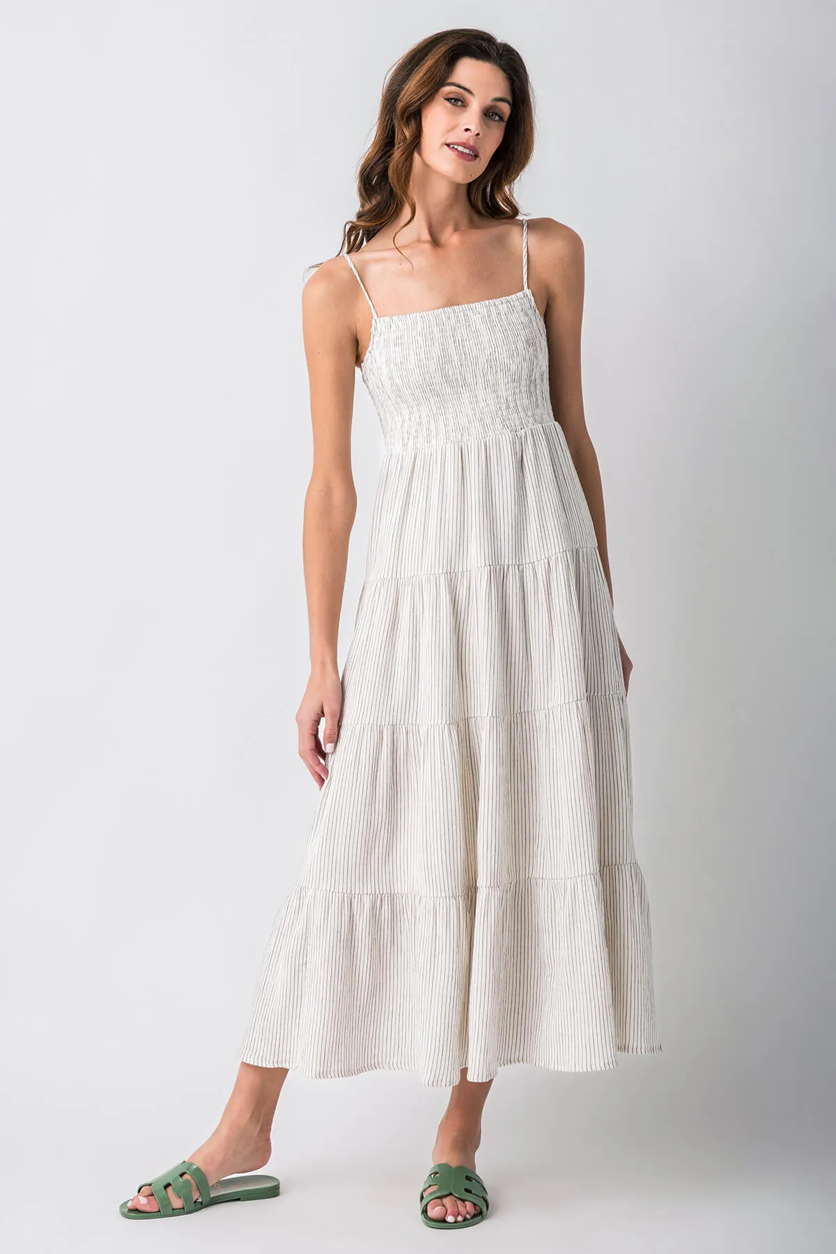 Z Supply Balo Striped Maxi Dress Summer Ready