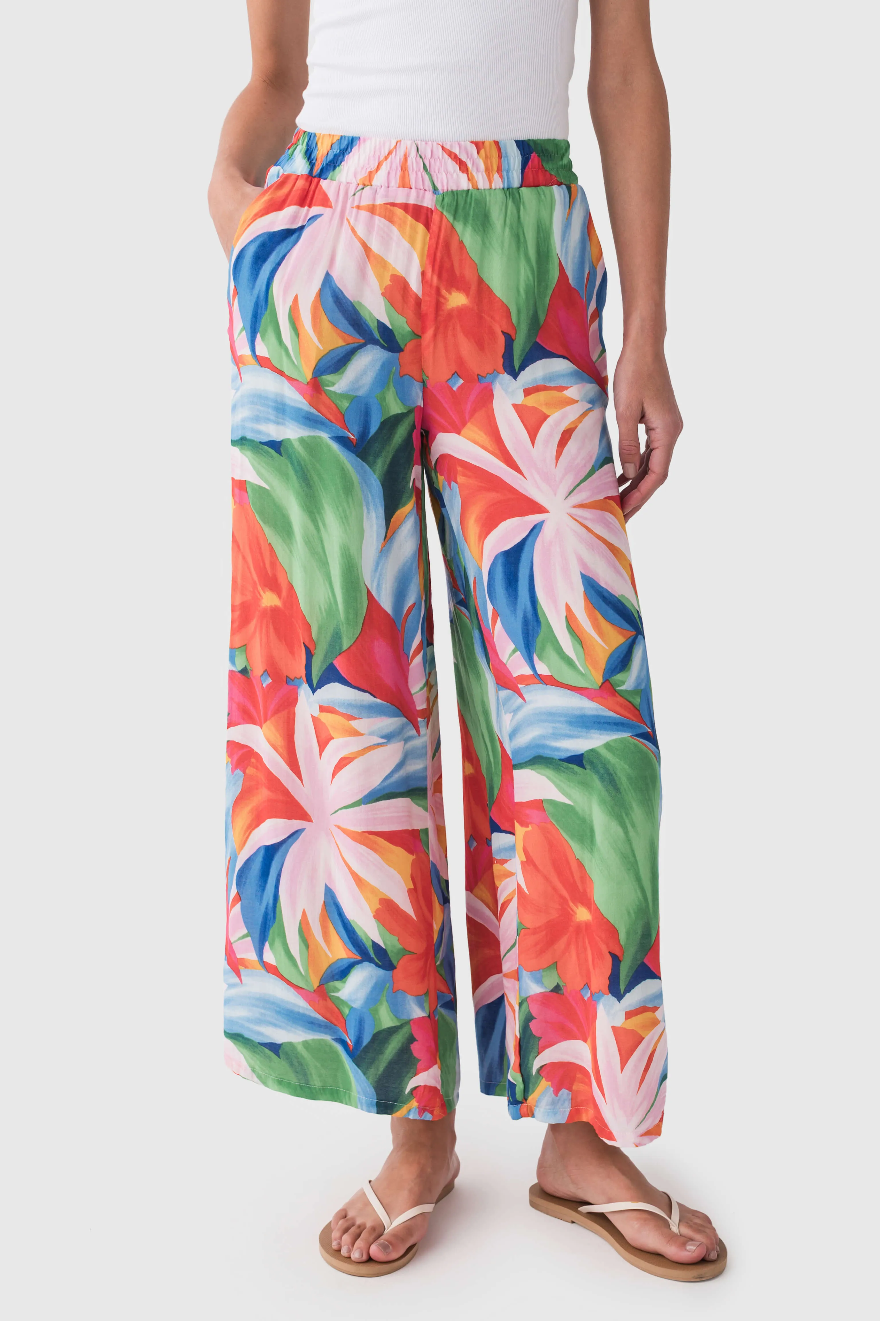 BreathableFabric Z Supply Dante Floral Pant