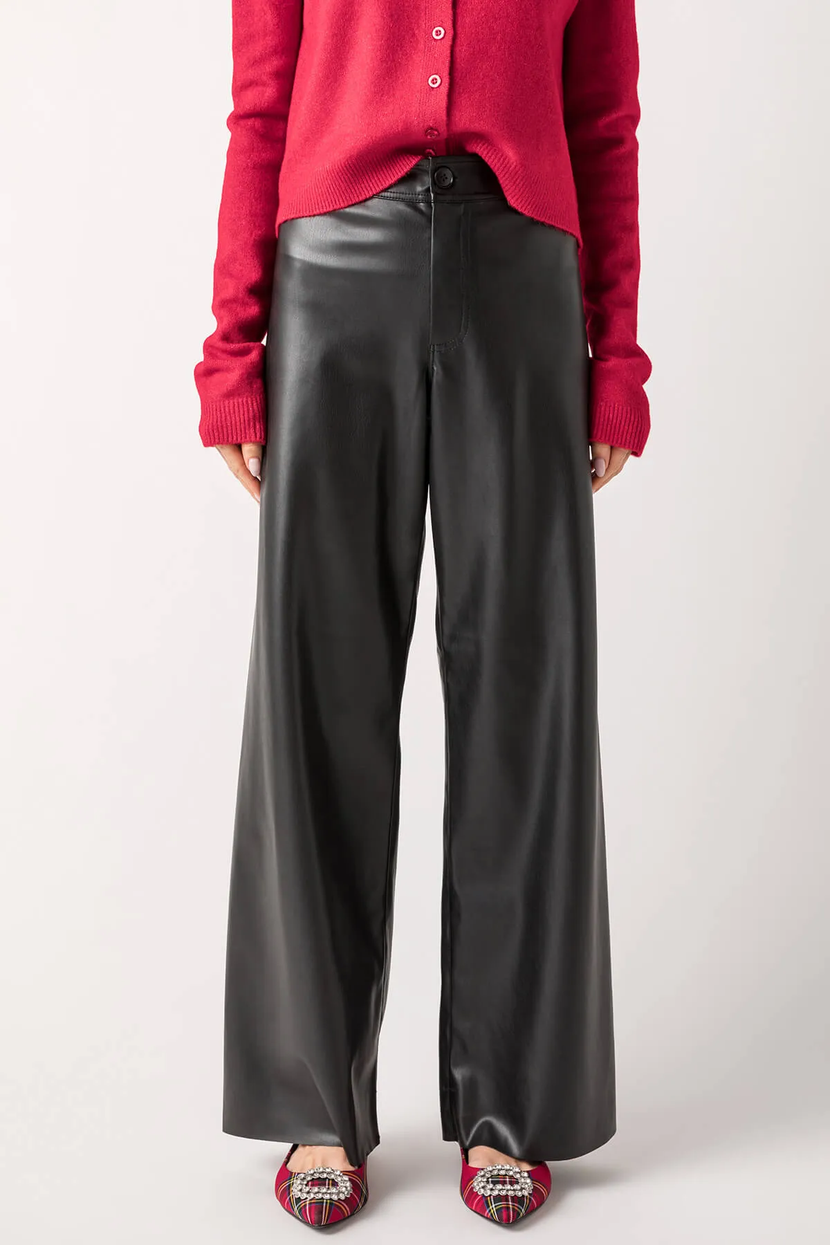 Z Supply Rilynn Faux Leather Pant Bold Design