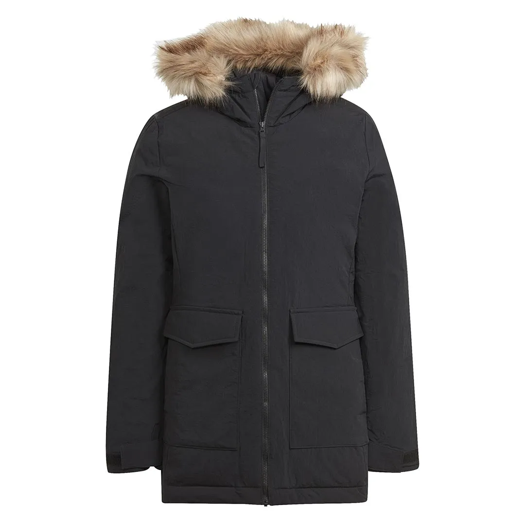 Thermal Lined Weekend Ready Look adidas - Women's Hooded Fur Parka (IJ8260)
