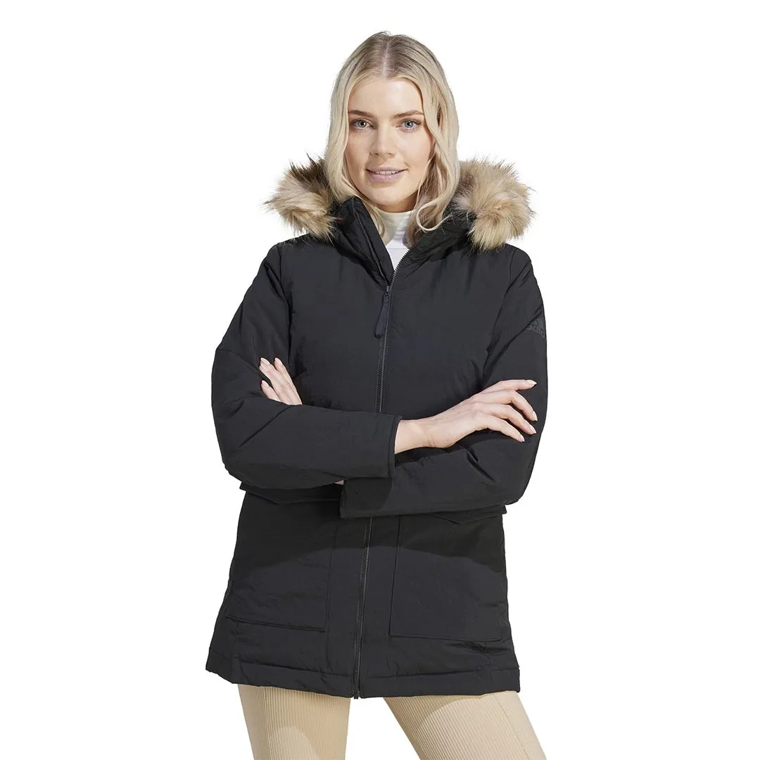 Bold Statement OdorControlTreatment adidas - Women's Hooded Fur Parka (IJ8260)